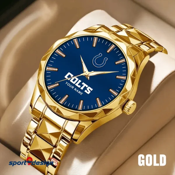 Indianapolis Colts Business Watch For Men Luxury Waterproof Stainless Steel New Design 2025 ANZDMW462 - Image 5