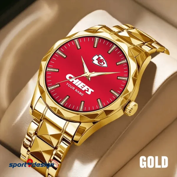 Kansas City Chiefs Business Watch For Men Luxury Waterproof Stainless Steel New Design 2025 ANZDMW464 - Image 4