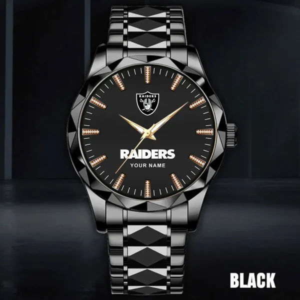Las Vegas Raiders Business Watch For Men Luxury Waterproof Stainless Steel New Design 2025 ANZDMW465 - Image 4