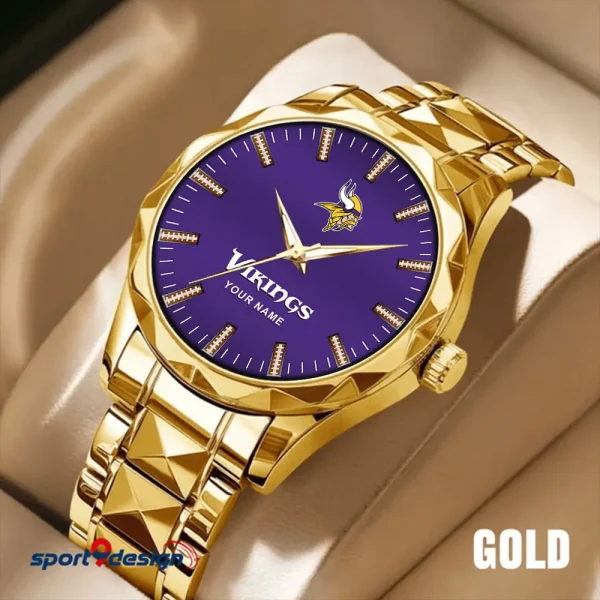 Minnesota Vikings Business Watch For Men Luxury Waterproof Stainless Steel New Design 2025 ANZDMW469 - Image 3