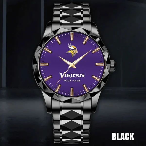 Minnesota Vikings Business Watch For Men Luxury Waterproof Stainless Steel New Design 2025 ANZDMW469 - Image 5