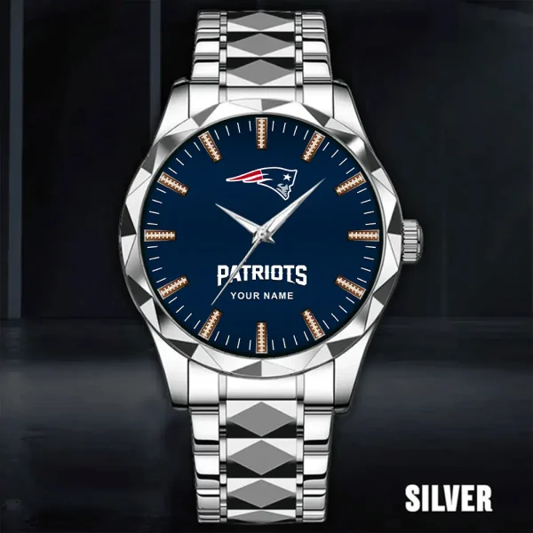 New England Patriots Business Watch For Men Luxury Waterproof Stainless Steel New Design 2025 ANZDMW470 - Image 5