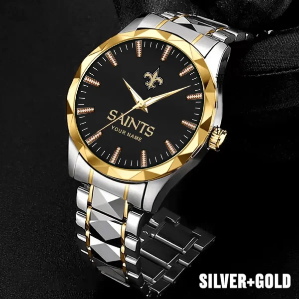 New Orleans Saints Business Watch For Men Luxury Waterproof Stainless Steel New Design 2025 ANZDMW471