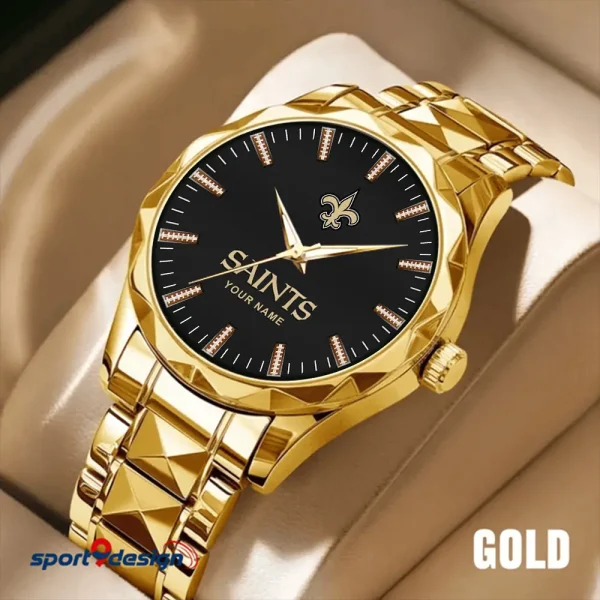 New Orleans Saints Business Watch For Men Luxury Waterproof Stainless Steel New Design 2025 ANZDMW471 - Image 3