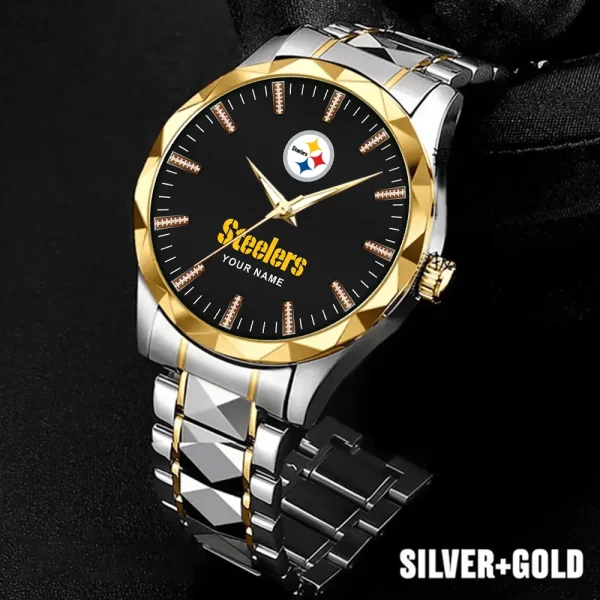 Pittsburgh Steelers Business Watch For Men Luxury Waterproof Stainless Steel New Design 2025 ANZDMW475