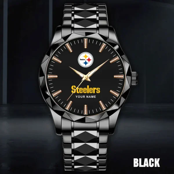 Pittsburgh Steelers Business Watch For Men Luxury Waterproof Stainless Steel New Design 2025 ANZDMW475 - Image 5