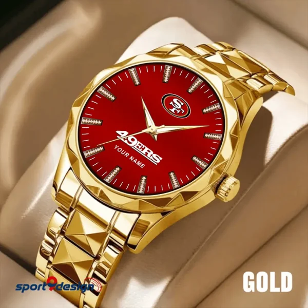 San Francisco 49ers Business Watch For Men Luxury Waterproof Stainless Steel New Design 2025 ANZDMW476 - Image 2