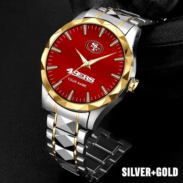 San Francisco 49ers Business Watch For Men Luxury Waterproof Stainless Steel New Design 2025 ANZDMW476 - Image 5
