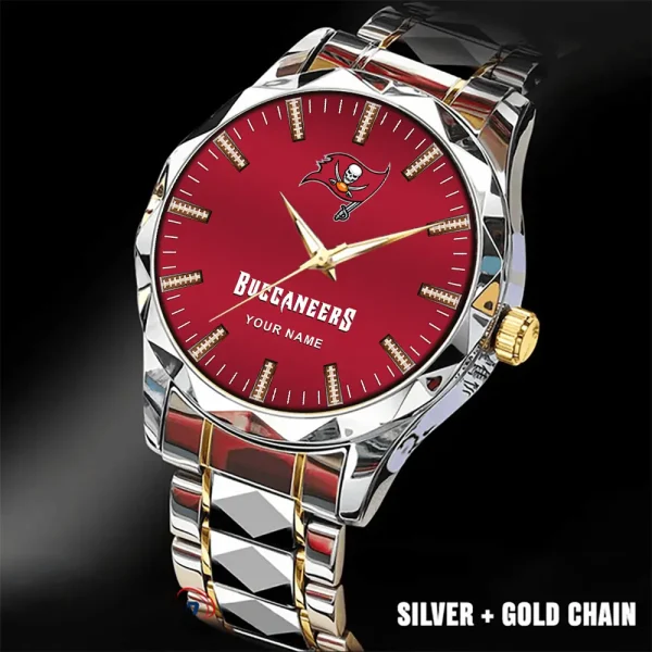 Tampa Bay Buccaneers Business Watch For Men Luxury Waterproof Stainless Steel New Design 2025 ANZDMW478