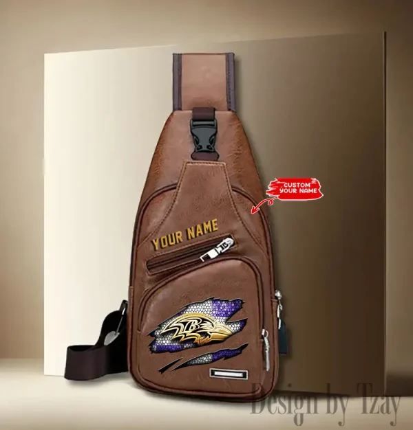Baltimore Ravens Fashion Men Chest Bag Single Strap Anti-theft New 2025 SPTLTSLINGBAG164