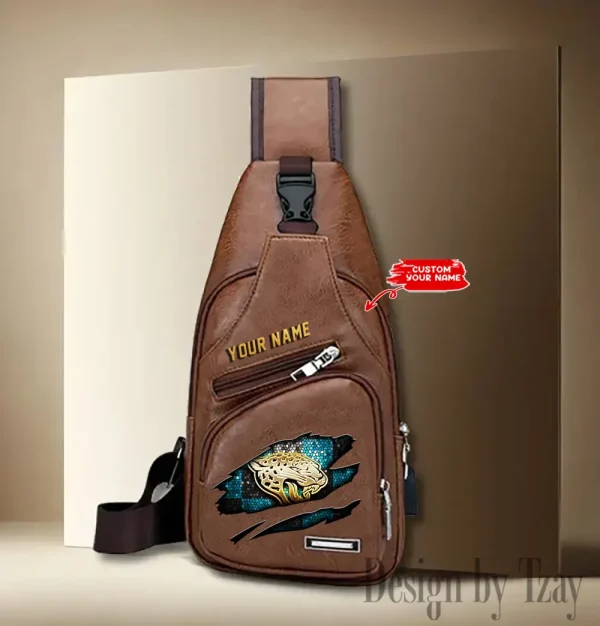 Jacksonville Jaguars Fashion Men Chest Bag Single Strap Anti-theft New 2025 SPTLTSLINGBAG176