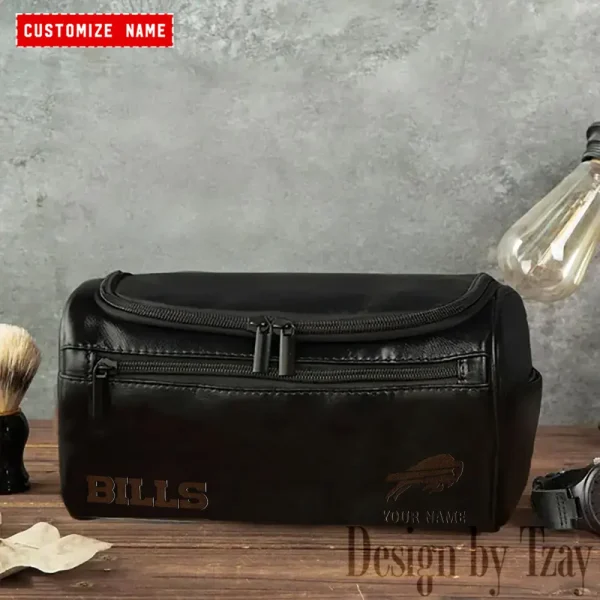 Buffalo Bills NFL Men Vintage Luxury Toiletry Bag Travel 2025 ANZLCB105