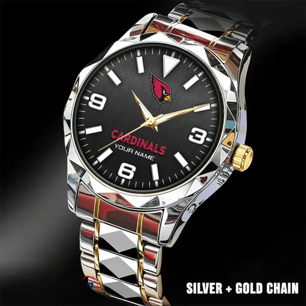 Arizona Cardinals Business Watch For Men Luxury Waterproof Stainless Steel New Design 2025 ANZDMW545 - Image 2