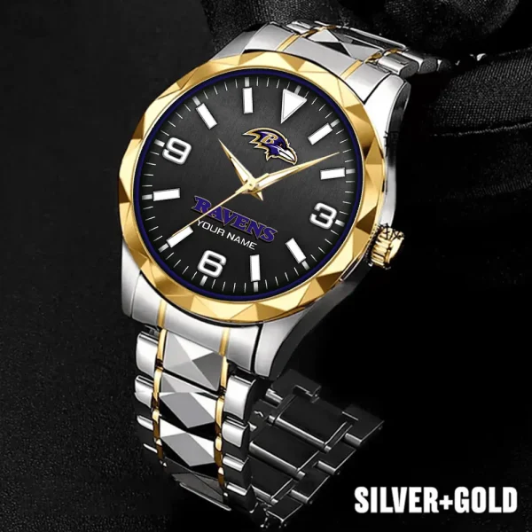 Baltimore Ravens Business Watch For Men Luxury Waterproof Stainless Steel New Design 2025 ANZDMW547