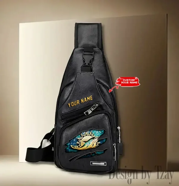 Miami Dolphins Fashion Men Chest Bag Single Strap Anti-theft New 2025 SPTLTSLINGBAG181
