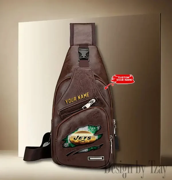 New York Jets Fashion Men Chest Bag Single Strap Anti-theft New 2025 SPTLTSLINGBAG186