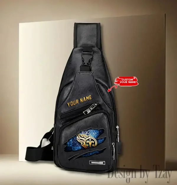 Tennessee Titans Fashion Men Chest Bag Single Strap Anti-theft New 2025 SPTLTSLINGBAG192