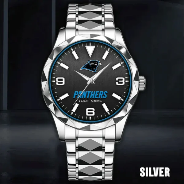 Carolina Panthers Business Watch For Men Luxury Waterproof Stainless Steel New Design 2025 ANZDMW549 - Image 2