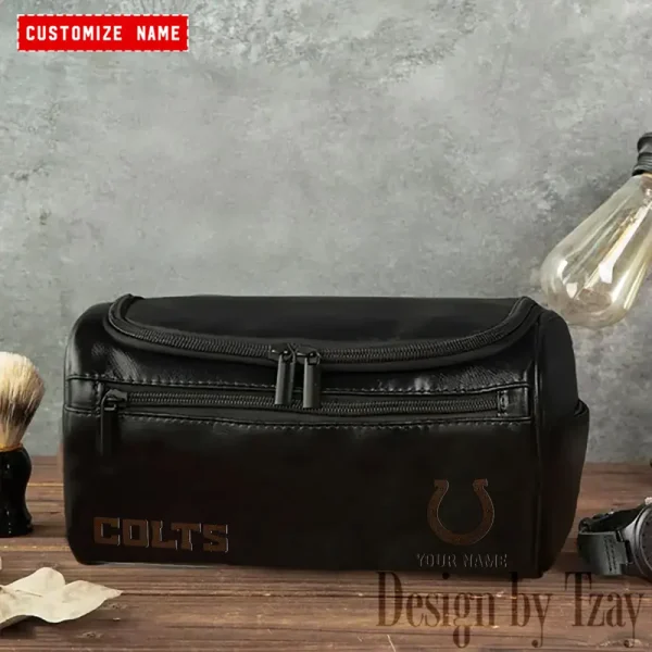Indianapolis Colts NFL Men Vintage Luxury Toiletry Bag Travel 2025 ANZLCB115
