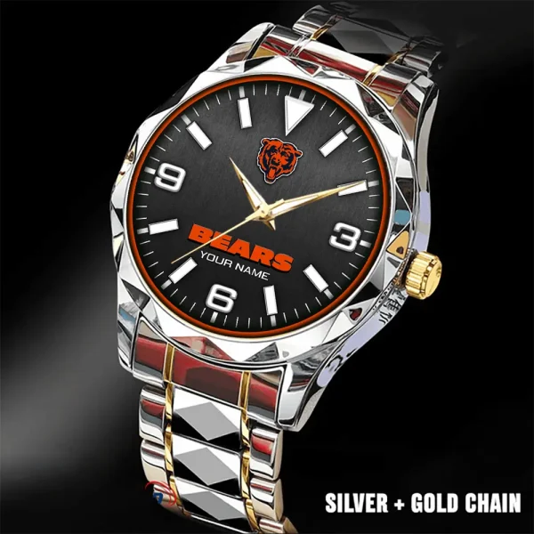 Chicago Bears Business Watch For Men Luxury Waterproof Stainless Steel New Design 2025 ANZDMW550 - Image 2