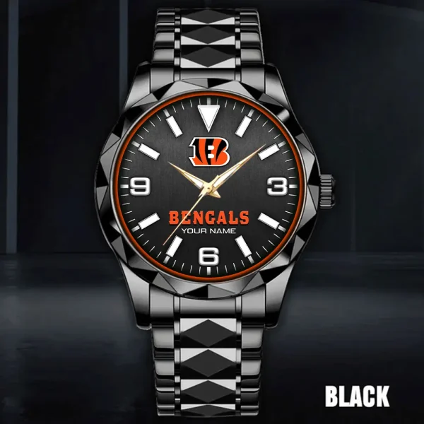 Cincinnati Bengals Business Watch For Men Luxury Waterproof Stainless Steel New Design 2025 ANZDMW551 - Image 3