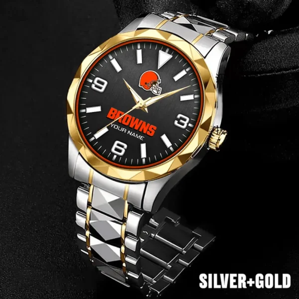 Cleveland Browns Business Watch For Men Luxury Waterproof Stainless Steel New Design 2025 ANZDMW552