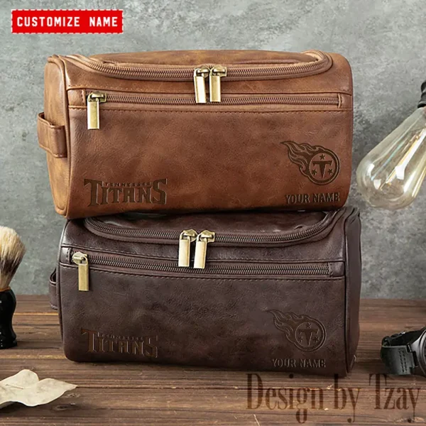 Tennessee Titans NFL Men Vintage Luxury Toiletry Bag Travel 2025 ANZLCB131