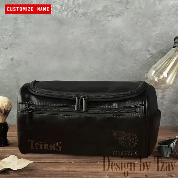 Tennessee Titans NFL Men Vintage Luxury Toiletry Bag Travel 2025 ANZLCB131 - Image 3
