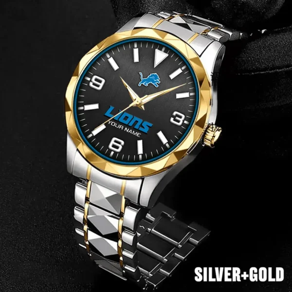 Detroit Lions Business Watch For Men Luxury Waterproof Stainless Steel New Design 2025 ANZDMW555