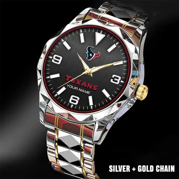 Houston Texans Business Watch For Men Luxury Waterproof Stainless Steel New Design 2025 ANZDMW557 - Image 4