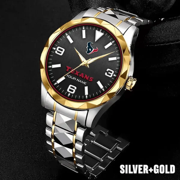 Houston Texans Business Watch For Men Luxury Waterproof Stainless Steel New Design 2025 ANZDMW557