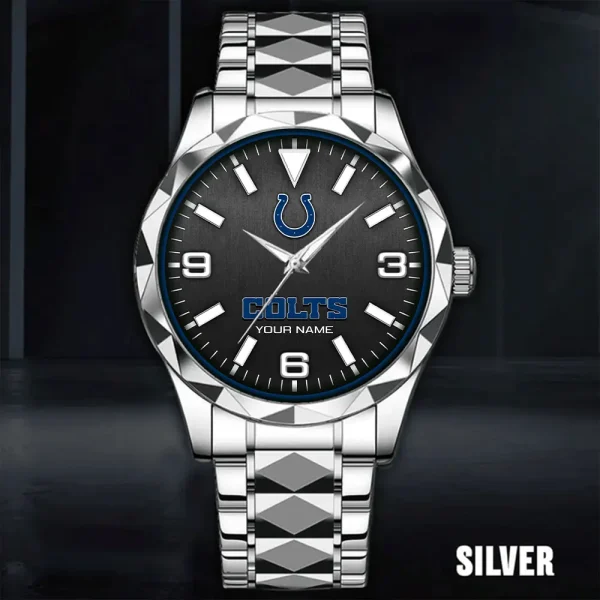 Indianapolis Colts Business Watch For Men Luxury Waterproof Stainless Steel New Design 2025 ANZDMW558 - Image 5