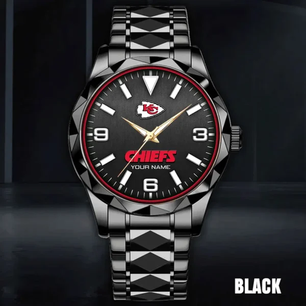 Kansas City Chiefs Business Watch For Men Luxury Waterproof Stainless Steel New Design 2025 ANZDMW560 - Image 3