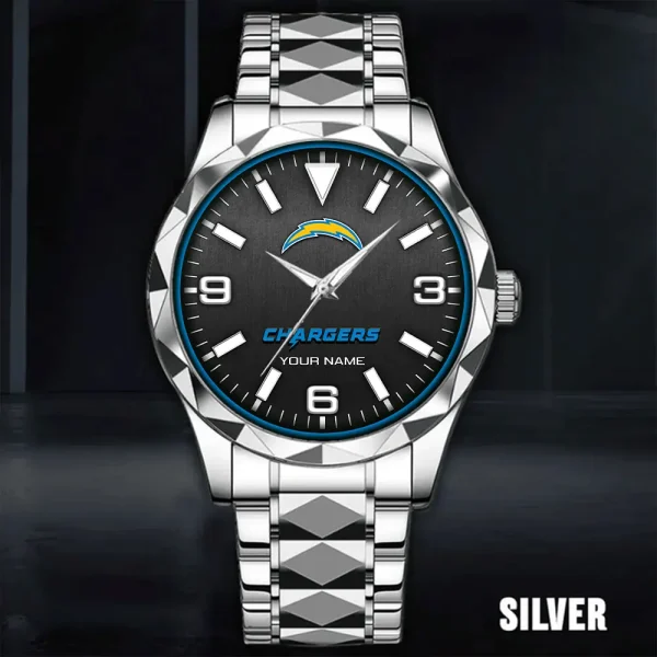 Los Angeles Chargers Business Watch For Men Luxury Waterproof Stainless Steel New Design 2025 ANZDMW562 - Image 4