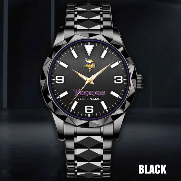 Minnesota Vikings Business Watch For Men Luxury Waterproof Stainless Steel New Design 2025 ANZDMW565 - Image 3
