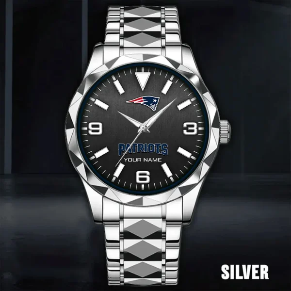 New England Patriots Business Watch For Men Luxury Waterproof Stainless Steel New Design 2025 ANZDMW566 - Image 3