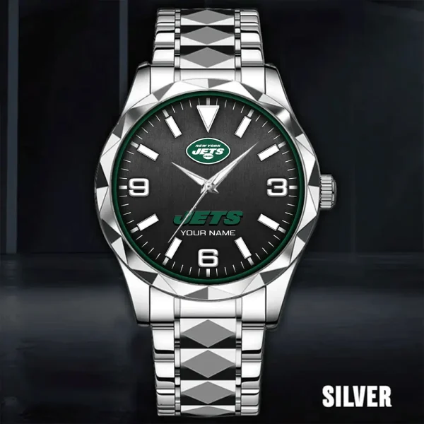 New York Jets Business Watch For Men Luxury Waterproof Stainless Steel New Design 2025 ANZDMW569 - Image 2