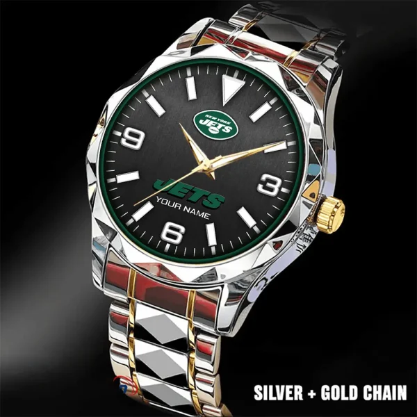 New York Jets Business Watch For Men Luxury Waterproof Stainless Steel New Design 2025 ANZDMW569 - Image 5
