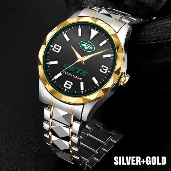 New York Jets Business Watch For Men Luxury Waterproof Stainless Steel New Design 2025 ANZDMW569