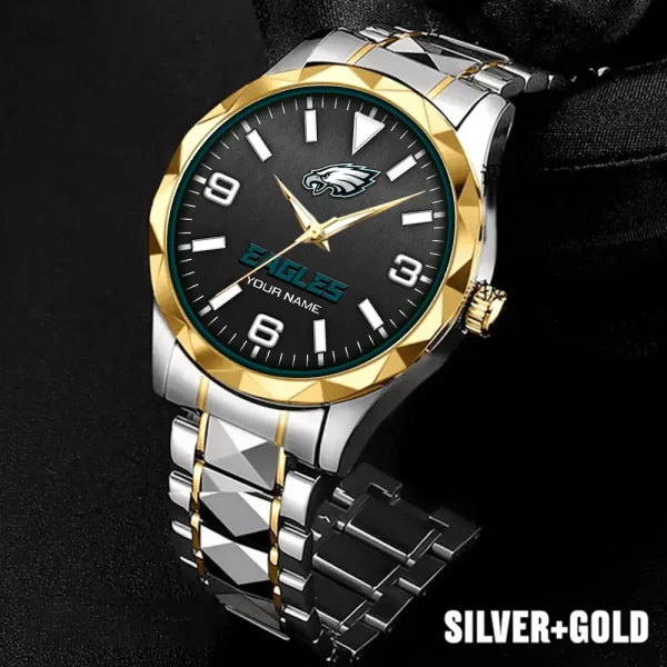 Philadelphia Eagles Business Watch For Men Luxury Waterproof Stainless Steel New Design 2025 ANZDMW570