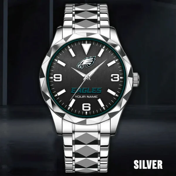 Philadelphia Eagles Business Watch For Men Luxury Waterproof Stainless Steel New Design 2025 ANZDMW570 - Image 5