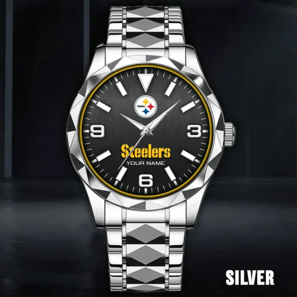 Pittsburgh Steelers Business Watch For Men Luxury Waterproof Stainless Steel New Design 2025 ANZDMW571 - Image 5