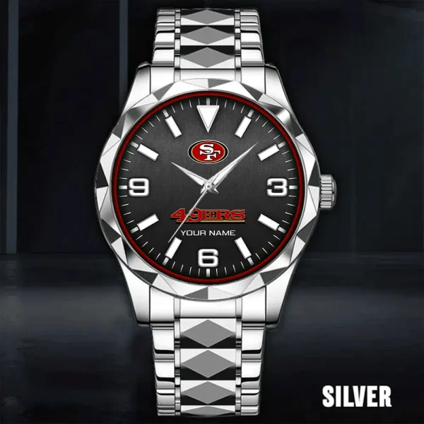 San Francisco 49ers Business Watch For Men Luxury Waterproof Stainless Steel New Design 2025 ANZDMW572 - Image 2