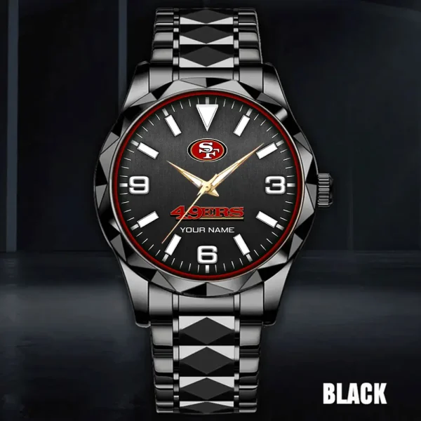 San Francisco 49ers Business Watch For Men Luxury Waterproof Stainless Steel New Design 2025 ANZDMW572 - Image 3