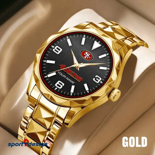 San Francisco 49ers Business Watch For Men Luxury Waterproof Stainless Steel New Design 2025 ANZDMW572 - Image 4