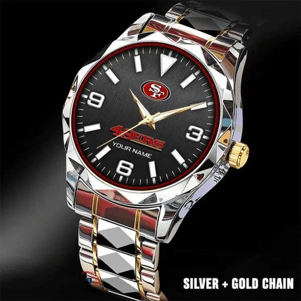 San Francisco 49ers Business Watch For Men Luxury Waterproof Stainless Steel New Design 2025 ANZDMW572 - Image 5