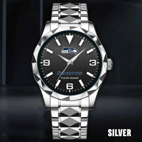 Seattle Seahawks Business Watch For Men Luxury Waterproof Stainless Steel New Design 2025 ANZDMW573 - Image 2