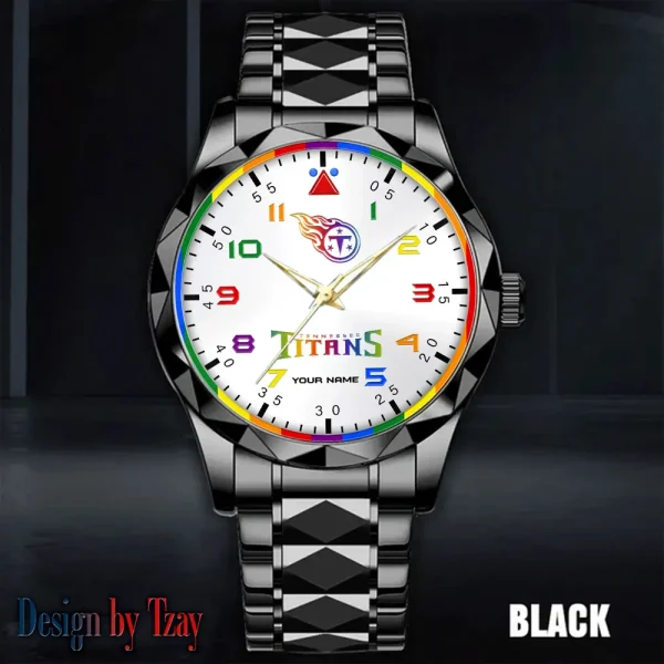 Tennessee Titans Business Watch For Men Automatic Mechanical Stainless Steel Band 2025 SPTDMW607 - Image 2
