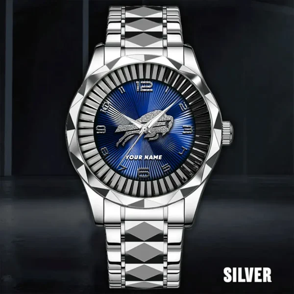 Buffalo Bills Business Watch For Men Automatic Mechanical Stainless Steel Band 2025 SPTDMW612 - Image 2