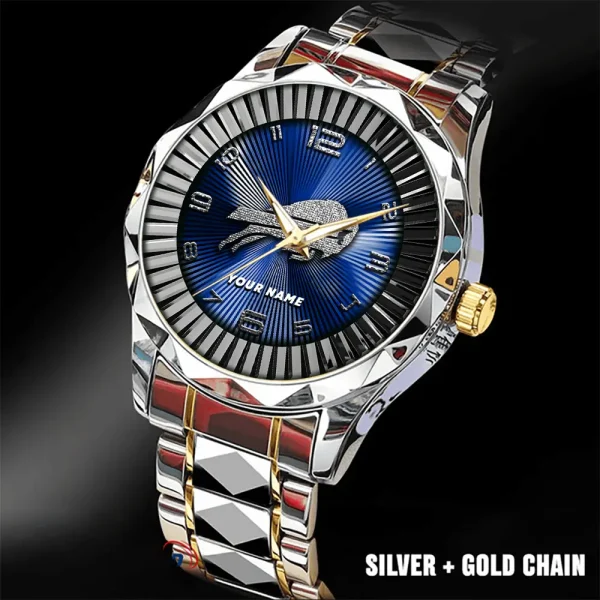 Buffalo Bills Business Watch For Men Automatic Mechanical Stainless Steel Band 2025 SPTDMW612 - Image 5